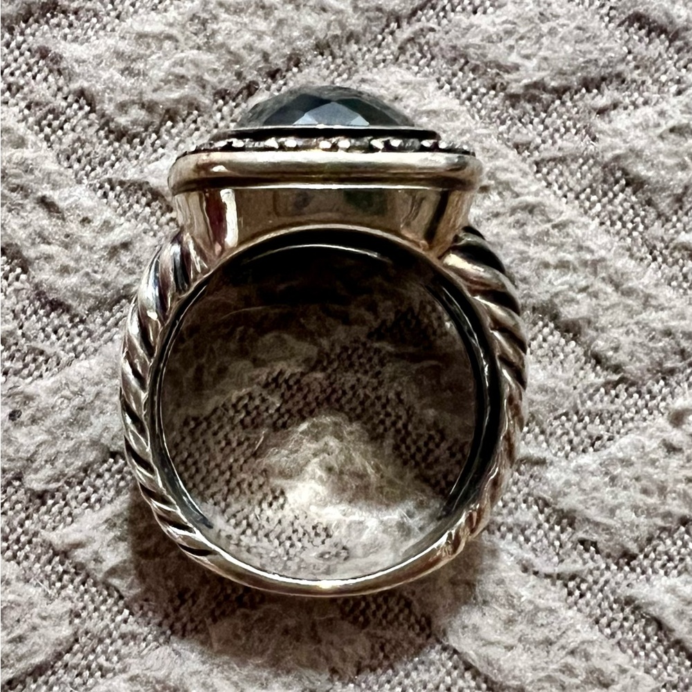 David Yurman Hematite Albion Ring - Picture 2 of 6